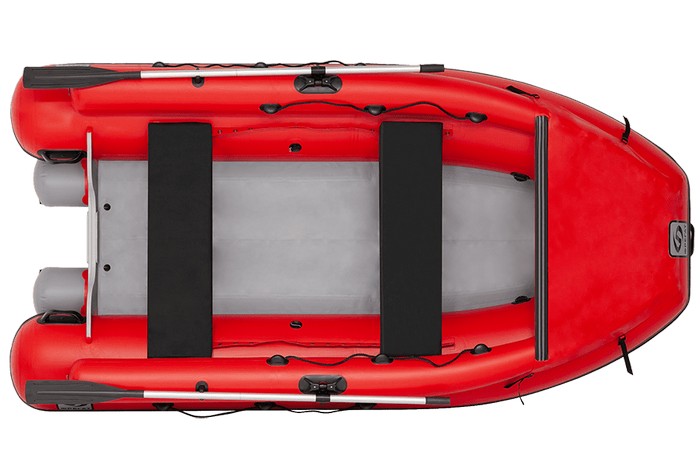 Надувная лодка Фрегат M-370 FM Lux красный (Valmex)