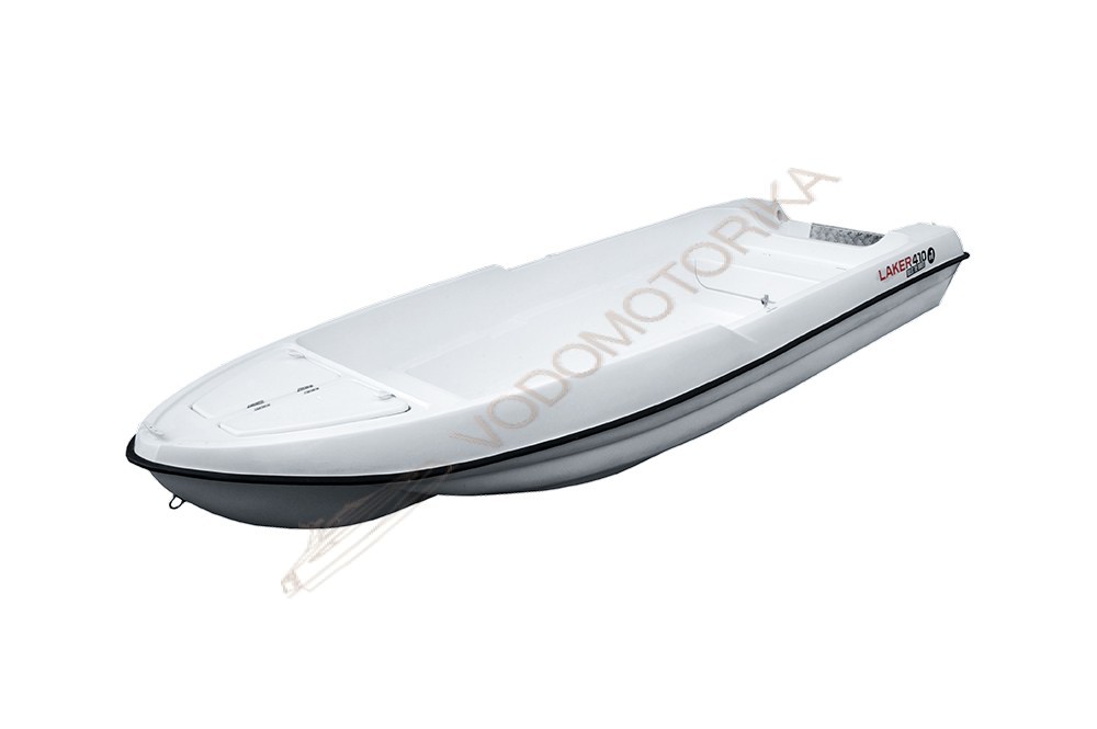 Лодка стеклопластиковая LAKER T410 (в обрешетке белый)